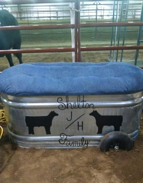 Personalized show box Goat Show Box Ideas, Show Box Ideas Livestock Diy, Livestock Show Box Ideas, 4h Show Box Ideas, 4 H Pen Decorations, 4h Buyers Gift Ideas Steer, Show Lamb Barn Ideas, Show Box Ideas Livestock, 4h Barn Decorations For Fair