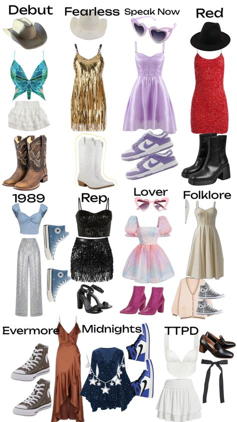 Eras Tour outfit inspiration Eras Tour Outfit Inspiration, Taylor Swift Costume, Eras Tour Outfit, Taylor Swift Tour Outfits, Swift Tour, Taylor Swift Outfits, Eras Tour, Fitness Inspo, Cute Pictures