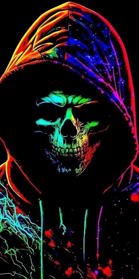 Skull Artwork Illustrations, Iphone Wallpaper Moon, Colorful Skull Art, Gas Mask Art, Best Naruto Wallpapers, Rune Tattoo, Graffiti Wallpaper Iphone, Skull Art Drawing, Black Light Posters