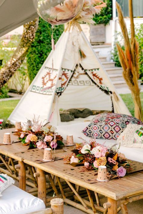 POCAHONTAS DREAMLAND - Destination Weddings & Events in Greece | DeplanV Pocahontas Wedding, Spa Party Ideas, Party Sleepover, Teepee Party, Spa Party, Slumber Party, Slumber Parties, Pocahontas, Destination Weddings