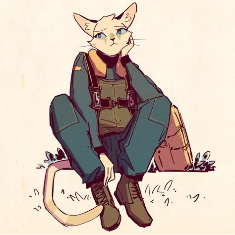 ArtStation - the quiet one, Leonardo Mazzoli Cat Reaching, Cat City, Anthro Art, Cat Character, Cat People, Character Design Animation, Animal Sketches, Small Cat, Cat Person