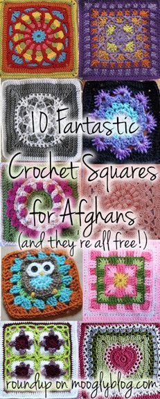 Crochet Blocks, Crochet Square Patterns, Granny Squares Pattern, Crochet Motifs, Granny Square Crochet Pattern, Square Patterns, Crochet Square, Crochet Stitch, Afghan Crochet Patterns