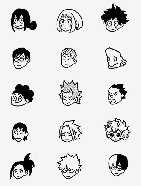 My Hero Academia Doodles, Anime Doodles Sketches, Cute Anime Doodles, Mini Anime Tattoos, Anime Doodle Art, My Hero Academia Tattoo Ideas, Manga Doodles, Chibi Tattoo, Hero Academia Tattoo