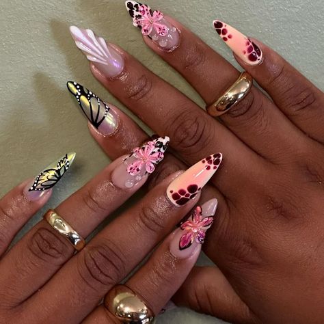 𝐌𝐈𝐑𝐀 ✨MAUI NAIL TECHNICIAN ✨ (@miranaildit) • Instagram photos and videos Nessa Nails, Press On Nails French Tip, Acrylic Nails Summer, Jelly Nail, Nails Now, Nails 2021, Nails Only, Cleansing Wipes, Unique Acrylic Nails