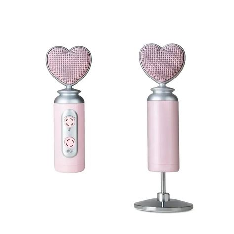 Heart Microphone, Group Scenarios, Pink Microphone, Galentines Ideas, Cheonan, Kawaii Store, Barbie Summer, Gaming Stuff, Key Caps