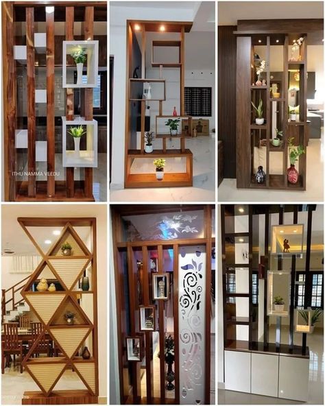 Hall Partion Ideas, Mandir Designs, Modern Partition, Modern Partition Walls, Luxury Bedroom Interior, Partition Ideas, Wall Partition Design, Door Design Photos, House Interior Design Styles