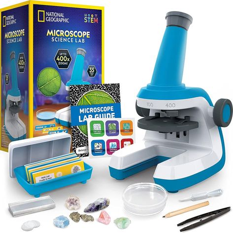 Microscope For Kids, Microscope Kids, Science Kits For Kids, Stem Lab, Stem Kits, National Geographic Kids, Stem For Kids, Microscopes, Rock Minerals