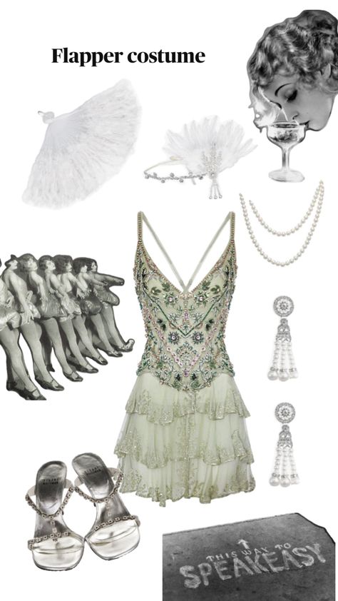 Roaring 20s Outfits For Women, 20s Outfits Women, 1920s Outfits Women, 20s Inspired Outfits, 1920s Party Outfit, Roaring 20s Outfit, 2000s Romcoms, Halloweekend Costumes, 1920s Outfit Ideas