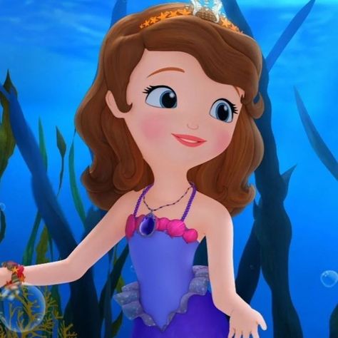 Sofia The First, Sofia, The First, Instagram Profile, Mermaid, Purple, Instagram