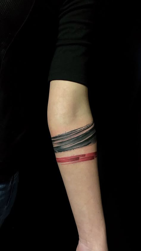 Ben Volt Tattoo, Bracelet Tattoo For Man, Stripe Tattoo, Tatuaje Trash Polka, Tato Maori, Wrist Band Tattoo, Bracelet Tattoos, Band Tattoos For Men, Forearm Band Tattoos