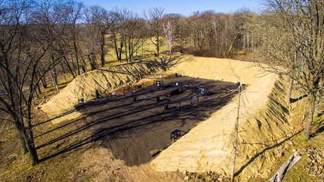 Outdoor Firing Range, Shooting Range Ideas, Diy Shooting Range, Shooting Range Diy, Home Shooting Range, Shooting Bench Plans, Outdoor Shooting Range, Indoor Shooting Range, Outdoor Range