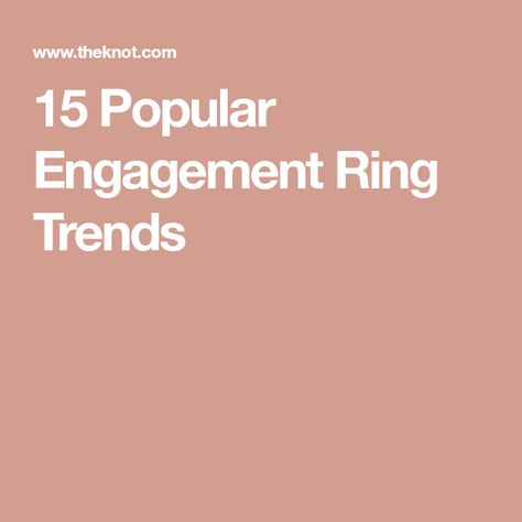 15 Popular Engagement Ring Trends #Glamour #Trends #of #the #World #Unveiling #Accessories #Jewelry #Jewelry #of #A #2024 #Glimpse #into Engagement Ring Trends, Most Popular Engagement Rings, Popular Engagement Rings, Glamour Uk, Trending Engagement Rings, Ring Trends, Rings Cool, Popular Wedding, Engagement Ring Styles