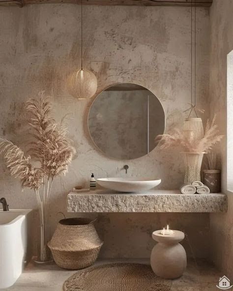 Small Home Gym Ideas, Small Home Gym, Wabi Sabi Interior, Toilet Design, Bathroom Inspiration Decor, House Bathroom, Scandinavian Interior, Dream House Decor, Modern Bathroom Design