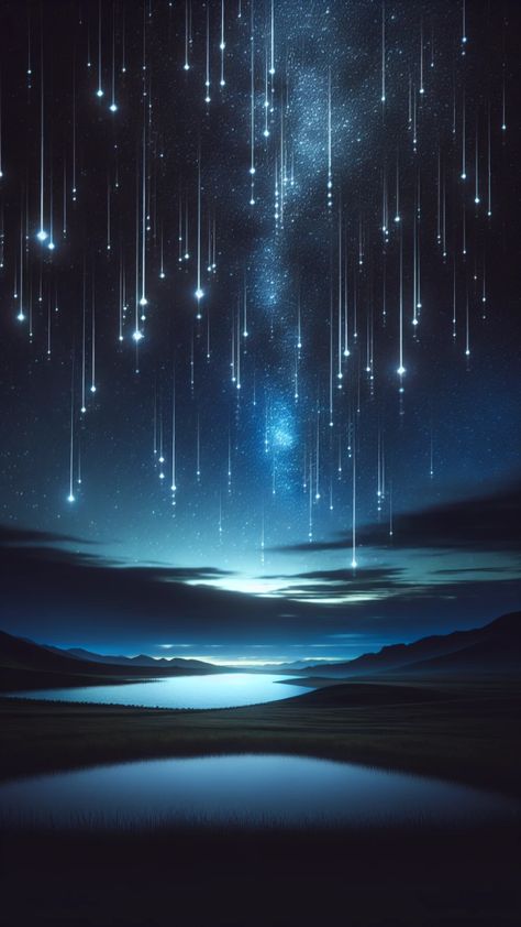 Beautiful Night Wallpaper, Beautiful Space Art, Star Night Background, Stars At Night Aesthetic, Dream World Aesthetic, Stars Fantasy Art, Night Aesthetic Art, Dark Night Wallpaper, Star Phone Wallpaper