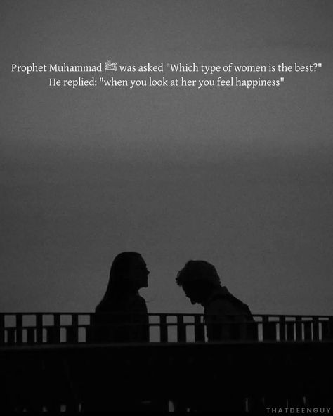 Thatdeenguy (@thatdeenguy) posted on Instagram: ““The best of you are those who are best to their Women” — Prophet Muhammad ﷺ . . . #muslimquotes #deen #islam #bismillah #alhumdulillah…” • Jan 20, 2022 at 1:54pm UTC Prophet Muhammad Quotes Woman, Prophet Mohammed, Prophet Muhammad Quotes, Muhammad Quotes, Islamic Post, Types Of Women, Caption Quotes, Jan 20, In Pairs