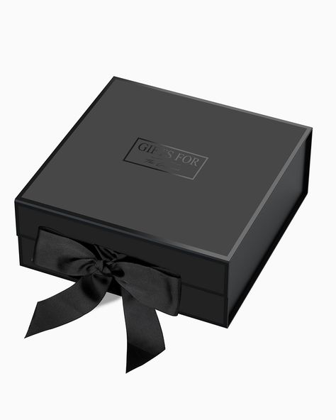 Black Bridesmaid Proposal, Groomsman Proposal Box, Mini Champagne Bottles, Black Bridesmaid, Gift Boxes With Lids, Large Gift Boxes, Gift Boxes For Women, Box With Ribbon, Black Bridesmaids