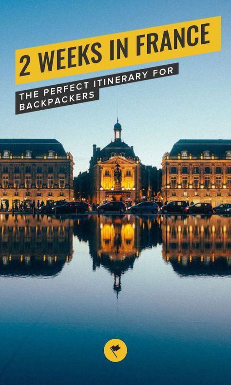 2 Weeks in France - The Perfect Itinerary for Backpackers - France is the third largest country by area and by far one of the most popular destinations in Europe. It can be quite daunting to find an itinerary that best suits your travel style, budget, and timeframe for a country this size, but do not sweat, I have all the... #destinations #europe #france #westerneurope 2 Weeks In France, France Backpacking, Backpacking Itinerary, Backpack Trip, Europe Trip Planning, France Vacation, Backpacking Guide, Paris Travel Photography, France Itinerary