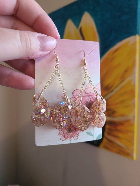 DIY resin earrings