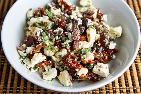 Feta Salsa! Grab your pita chips! Made with feta, olives, sundried tomatoes, garlic, herbs, and olive oil! OMG, hello yum!!!! Feta Salsa, Sundried Tomato Dip, Closet Cooking, Whole Wheat Pita, Tomato Dip, Sundried Tomatoes, Sundried Tomato, Awesome Recipes, Low Carb Diet Recipes