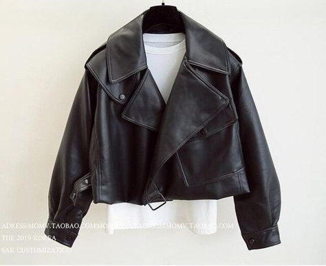 71a58e8cb75904f24cde464161c3e766desc49607755ri Leather Jacket Biker, Streetwear Coat, Faux Leather Jacket Women, Suede Outfit, Chique Outfit, Motorcycle Jackets, Faux Leather Biker Jacket, Pu Leather Jacket, White Coat