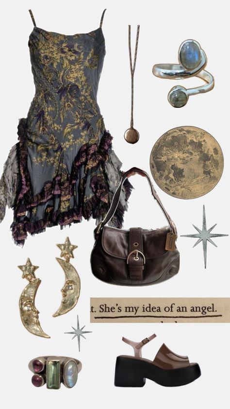 Outfit Vintage 90s, Witch Aesthetic Outfit, 90s Throwback, Earthy Outfits, Outfit Vintage, Witch Aesthetic, Whimsical Fashion, Swaggy Outfits, Aesthetic Outfit