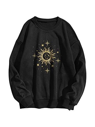 Lily's Amazon Page Hippie Fits, Canada Fashion, Harajuku Sweatshirt, Velvet Sweatshirt, Oversize Pullover, Fall Hoodies, Casual Pullover, Long Sleeve Casual, Printed Sweatshirts