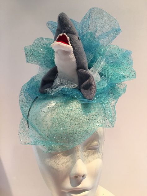 Shark Fashion, Seussical Costumes, Mermaid Headpiece, Painting Costume, Shark Halloween, Fish Hat, Shark Costume, Disneyland Ears, Shark Costumes