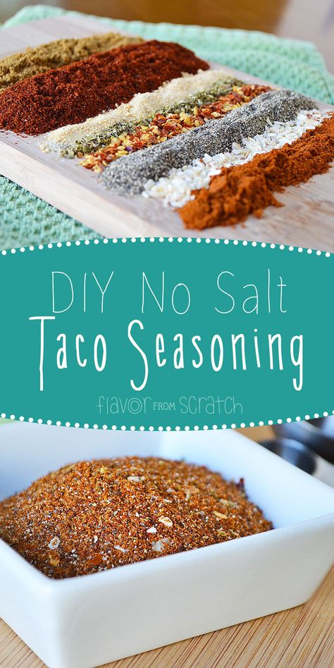 Flavor From Scratch | No Salt Taco Seasoning