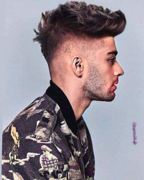 Hairstyles Zayn, Men Fade Haircut Short, Zayn Malik Hairstyle, Short Fade Haircut, Drop Fade Haircut, Mens Hairstyles Fade, Mens Haircuts Short Hair, Guy Haircuts Long, Quiff Hairstyles