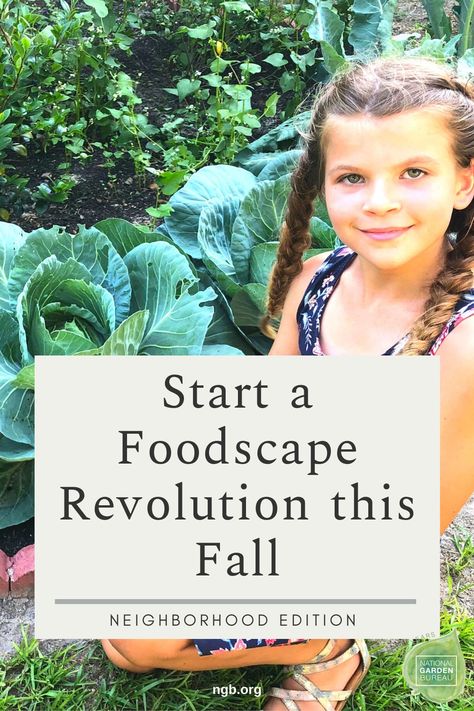 It's time to start a Neighborhood Foodscape Revolution! Foodscaping is a way to make gardening simpler. The results are awesome, with stellar harvests right from the landscape throughout the neighborhood. What an incredible way to create meaningful relationships with the people we live nearest to and an ideal way to stay active and engaged. Foodscaping Front Yard, Foodscaping Design, Plantarea Legumelor, Fall Veggies, Garden 2023, Beginner Gardening, Ethical Living, Permaculture Gardening, Gardening Hacks