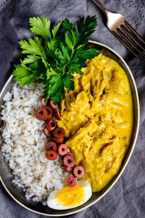 Aji de Gallina, a Classic Peruvian Made Healthy - Creative in My Kitchen Plant Paradox Recipes, Peruvian Dishes, Healthy Dinner Options, Healthy Meal Ideas, Plant Paradox, Traditional Dishes, Peruvian Recipes, Different Countries, Creamy Chicken