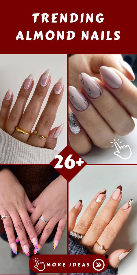 Indulge in the latest craze with gorgeous almond nails that are setting the beauty scene abuzz! From timeless neutrals to daring pops of color, this sophisticated nail design effortlessly elevates your style. Secure your spot for a modern manicure that will capture attention and boost your confidence. Don't miss out on this chic trend – book your appointment today! Winter Nail Color Ideas, Trending Almond Nails, Almond Nails Winter Colors, Almond Nails Winter, Winter Nail Color, Really Short Nails, Modern Manicure, Purple And Pink Nails, Purple Chrome Nails