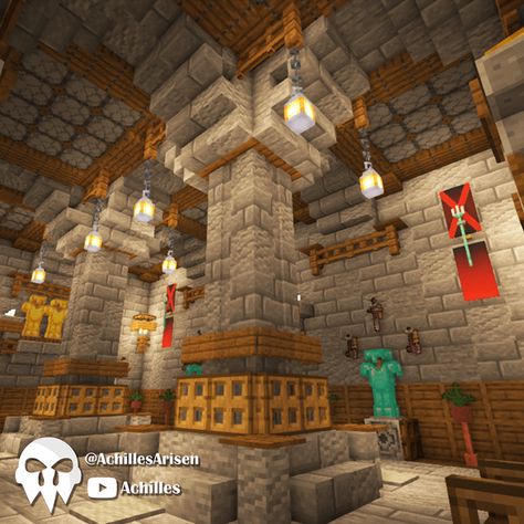 Minecraft Interiors, Interior Minecraft, Ideas Habitaciones, Minecraft Interior, Minecraft Interior Design, Minecraft House Plans, Easy Minecraft Houses, Minecraft Castle, Minecraft Medieval