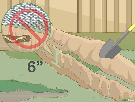 Snake Fence Ideas, Snake Proof Fence, Snake Proof Yard, Snake Proof Garden, Rattlesnake Deterrent, How To Keep Snakes Out Of Yard, Snake Fence, Dog Proof Fence, Snake Repellant