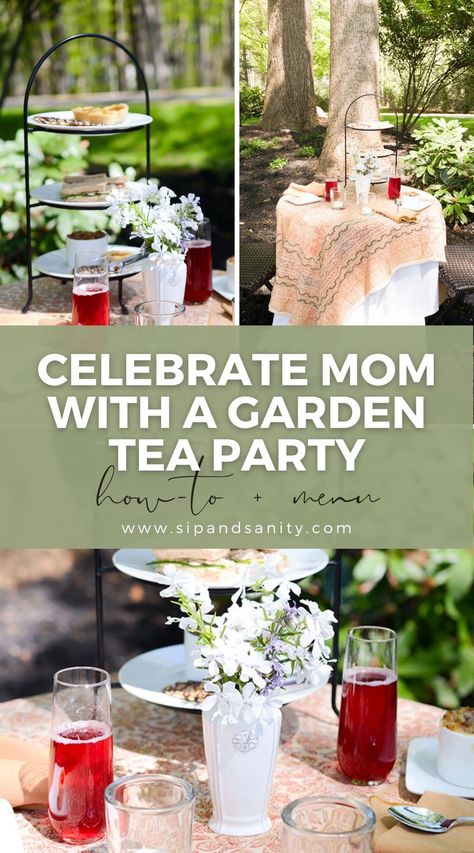 A Mother’s Day Garden Tea for two is an intimate way to celebrate any mom in your life! Pull up a chair with mom, sis, grandma or a good friend and catch up. Having ‘tea’ in the garden with your favorite mom can be simple, casual and easy — letting you focus on the most important thing…family + friendship! Get party ideas and a complete menu to inspire your own al fresco celebration. Mother’s Day Tea Party, Mothers Day Tea Party Ideas, Indoor Garden Party, Tea In The Garden, Picnic Items, Outdoor Lunch, Chocolate Waffles, Waffle Cookies, Tea Ideas