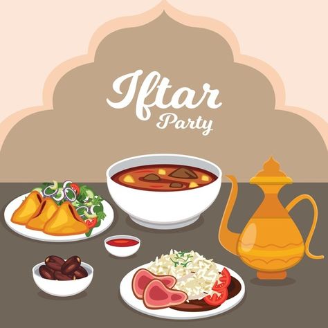 Flat iftar meal illustration Free Vector | Free Vector #Freepik #freevector #food #islamic #ramadan #flat Ramzan Illustration, Ramadan Illustration Art, Iftar Poster, Meal Illustration, Selamat Berbuka Puasa, Iftar Food, Dates Recipes, Ramadan Art, Ramadan Special Recipes