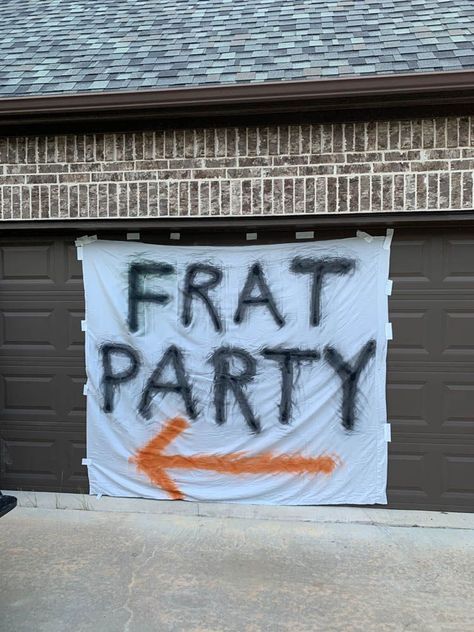 College Frat Party, Fraternity Theme Party Ideas, Frat Party Themed Party, Frat Party Decorations Ideas, Frat Birthday Party, 40th Party Theme For Men, Frat Themed Birthday Party, Frat Party Birthday Theme, College Party Decor