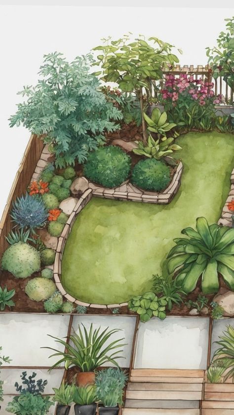 I did not make this Small Garden Layout Ideas, Small Garden Plans, Small Garden Layout, Backyard Garden Ideas, Strategic Design, Garden Planning Layout, Flower Garden Plans, Garden Plan, Flower Garden Design