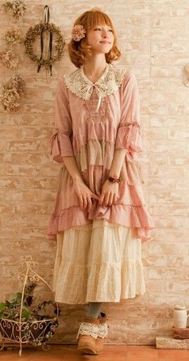 Mori Girl Fashion. Mori Kei Fashion, Neo Grunge, Kei Fashion, Mori Fashion, 일본 패션, Mori Kei, Mori Girl Fashion, Forest Girl, Romantic Outfit