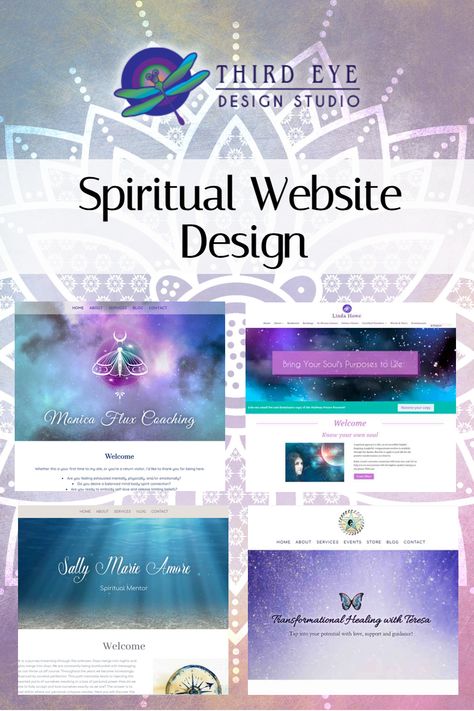 Spiritual Website Design for Psychics, Intuitives, Life Coaches, Energy Healers, and Astrologers! Energy Healing Website Design, Spiritual Website Design Inspiration, Spiritual Website Design, Wellness Website Design, Spiritual Website, Spiritual Seeker, Wellness Website, Spiritual Medium, Web Design Logo