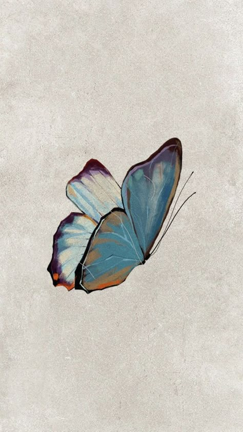 Flipagram Instagram, Simple Phone Wallpapers, Blue Butterflies, Phone Wallpaper Images, Simple Wallpapers, Pretty Wallpaper Iphone, Butterfly Wallpaper, Screen Wallpaper, Disney Wallpaper