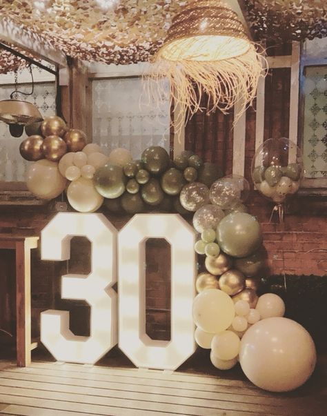 Happy 30th Birthday @charleyday 🥂 Loved creating this display for your special party @qubana_wakefield 🤍 30th Birthday Colour Themes, 30th Birthday Party Table Decor, Fancy 30th Birthday Party, Bougie 30th Birthday, 30th Birthday Marquee, 30th Birthday Pajama Party, 30th Birthday Photo Decorations, 30th Birthday Decor, Thirty Neon Sign