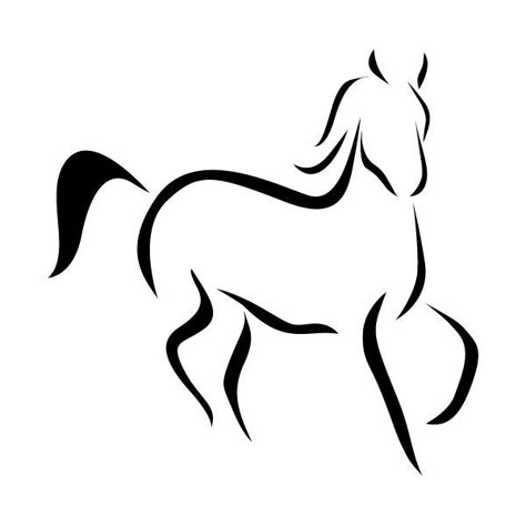 Horse Stencil, Abstract Horse Art, Horse Tattoo Design, Magic Runes, Eagle Drawing, Doodle Art Journals, Horse Silhouette, Horse Tattoo, Train Art