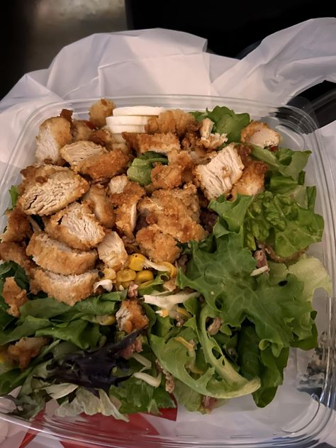 Get ready for a feast! Chick-fil-A Cobb Salad, coming right up! 😆 Chick Fil A, Cobb Salad, Get Ready, Salad