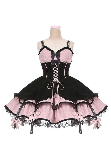 Draculaura Outfit, Black Bolero, Kawaii Outfit Ideas, Vampire Girl, Kei Fashion, Jumper Skirt, Velvet Lace, Costume Outfits, Lace Fashion