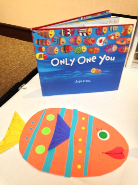 Only one you art project Fish Kindergarten, Fish Art Project, Grade 1 Art, Kindergarten Art Lessons, 1st Grade Art, Kindergarten Art Projects, Only One You, Art Fish, Elementary Art Projects