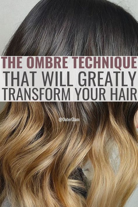 Whether you're craving a subtle change or a dramatic transformation, mastering the ombre technique can revolutionize your hair game. If you want to add depth and dimension to your locks with a stunning ombre effect, this article is for you. Discover the step-by-step process and expert tips to achieve a beautifully blended ombre hairstyle that will leave you feeling confident and stylish. Umbra Hair Color Ombre, Ombre At Home Diy Hair, Diy Ombre Hair At Home Step By Step, Ombré Hair Curly, How To Do Ombre Hair At Home, How To Ombre Your Hair At Home, Ombre Hair Color Brown, Diy Ombre Hair At Home, How To Ombre Hair