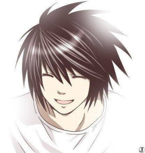 Lawliet or known as "L" he may be serious and child-like but deep inside he is alone, but when Light came to his life, he truly treated him as a friend. An Anime, Anime Character, The Story, Hair, Anime, White, Black