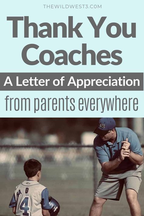 The best thank you gift for Coach is sincere gratitude. Check out this heartfelt thank you letter to a coach from parents everywhere. Share it with your favorite coach or print it out (using the high resolution pdf free printable) and frame it to use as part of an end of season coach's gift. Baseball, Soccer, Football, ANY sport -- all coaches deserve our sincere appreciation. #thankyou #thankyougifts #thankyoucards #thankyounotes #coach Softball Coach Quotes Thank You, Soccer Coach Quotes Thank You, Soccer Coach Thank You, End Of Football Season Quotes, Thank You Card For Coach, Good Coach Quotes Sports, A Letter To My Son On His Last Football Game, Coach Thank You Card, Thank You Coach Quotes Gratitude