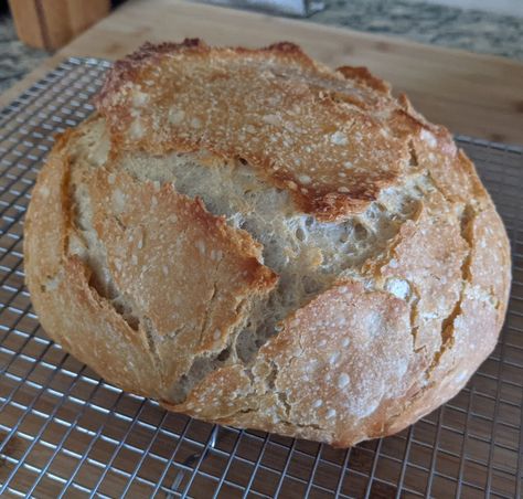 Country Loaf Bread, Country Loaf Bread Recipe, Bread Machine Brioche, Cottage Loaf, Savory Breads, Cuban Bread, Slow Cooker Bread, Country Bread, Homemade Bread Easy